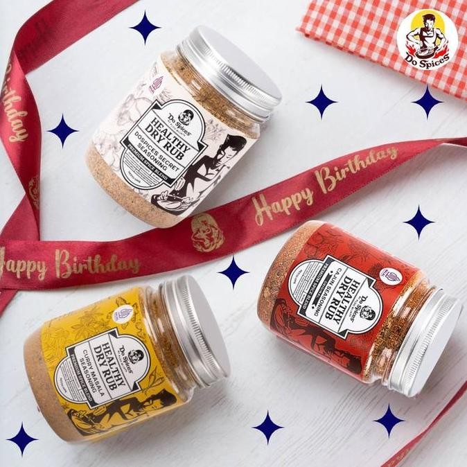 

Grosir Dospices Special Gift Box / Bundling 3 Jar Healthy Dry Rub / Bumbu Marinasi Rendah Kalori (Ads)