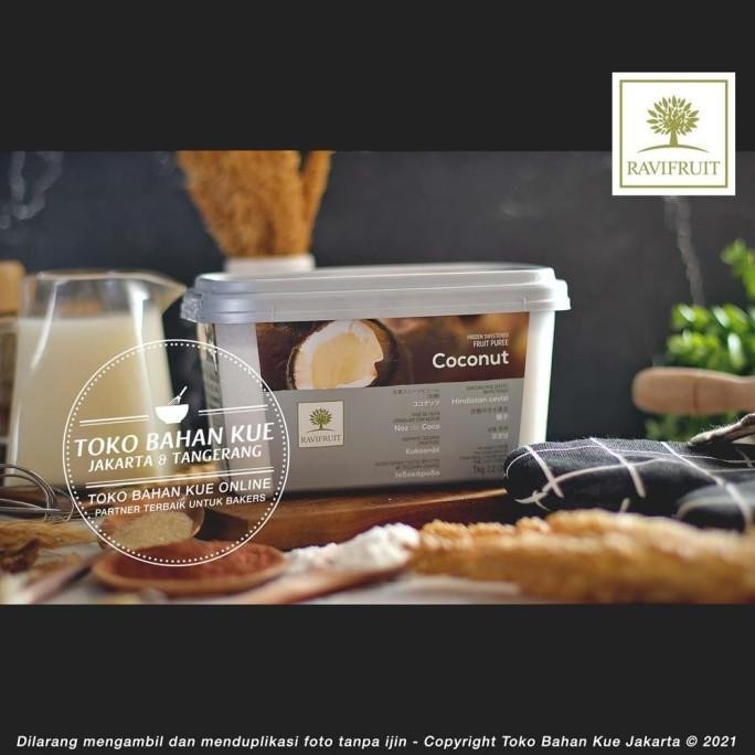 

Sale Ravi Fruit Puree Buah Kelapa Beku 1Kg Frozen Coconut Ravifruit