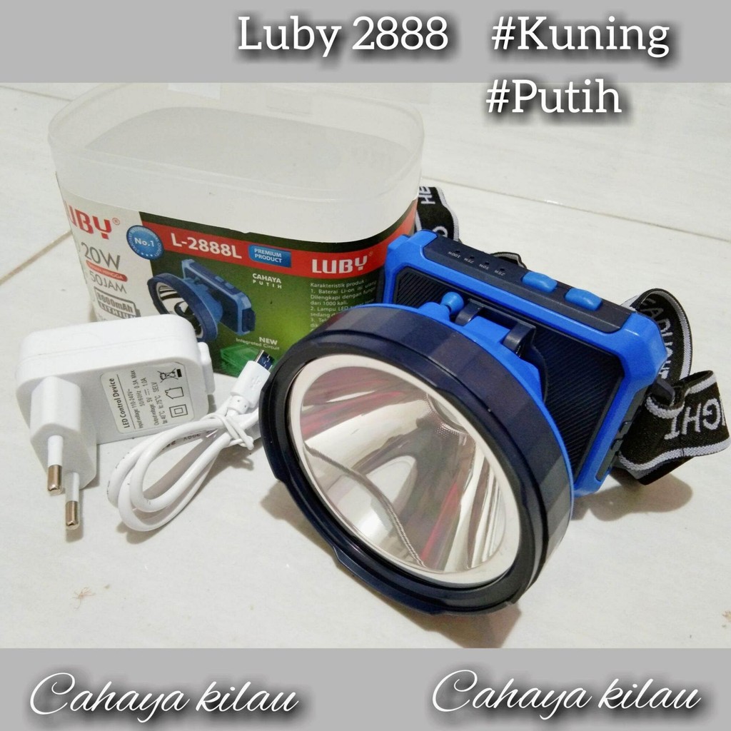 SENTER KEPALA LUBY 20 WATT 2888