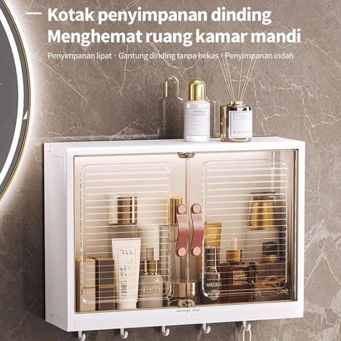 Rak Dinding Tempel Minimalis Rak Kamar Mandi Tempel Aesthetic Rak Bumbu Dapur Dinding Plastik Dapur 