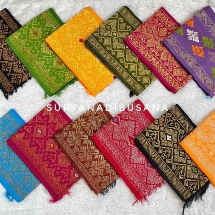 SELENDANG BALI SONGKET | SELENDANG OBI TENUN ASLI