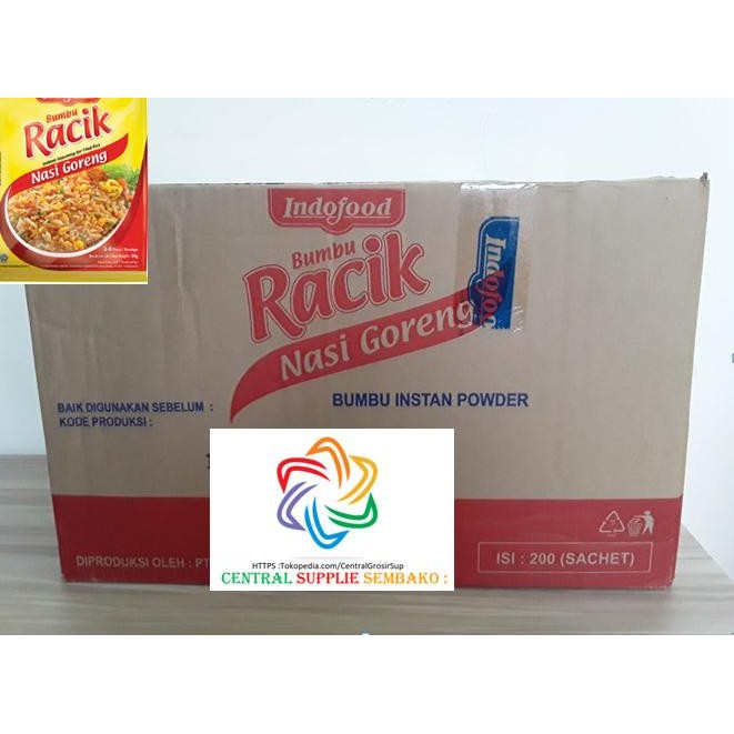 

Promo Indofood Bumbu Racik Nasi Goreng [20Gram /200 Sachet /1 Karton ]