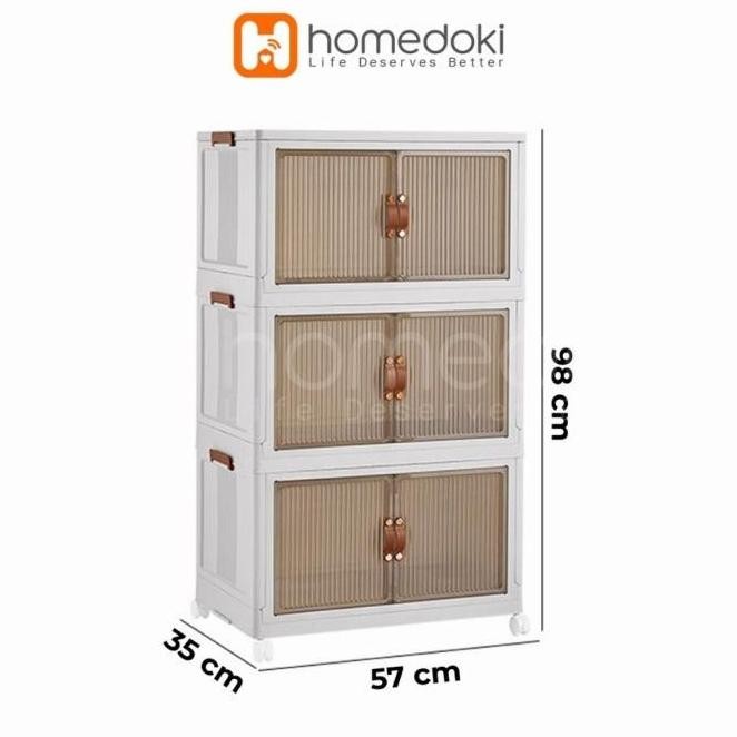 Lemari Susun / Lemari Plastik / Lemari Lipat / Lemari Pakaian