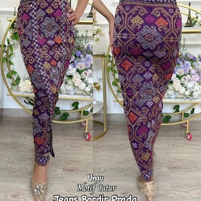 ROK KAMEN KATUN SONGKET BORDIR ANJANI MODERN BALI