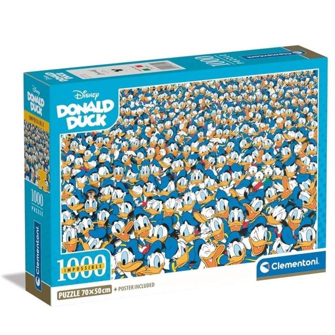 Clementoni Disney Donald Duck Impossible Jigsaw Puzzle 1000 Pcs