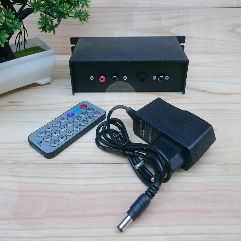 MODUL MP3 PLAYER BLUETOOTH VIRE DISPLAY BIRU REMOT ADAPTOR