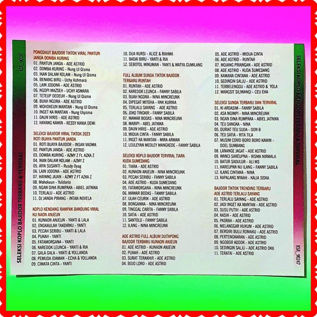 KASET CD MP3 LAGU SUNDA DANGDUT VIRAL DI TIKTOK-KASET MP3 LAGU SUNDA TERBARU-LAGU SUNDA KOPLO-LAGU L