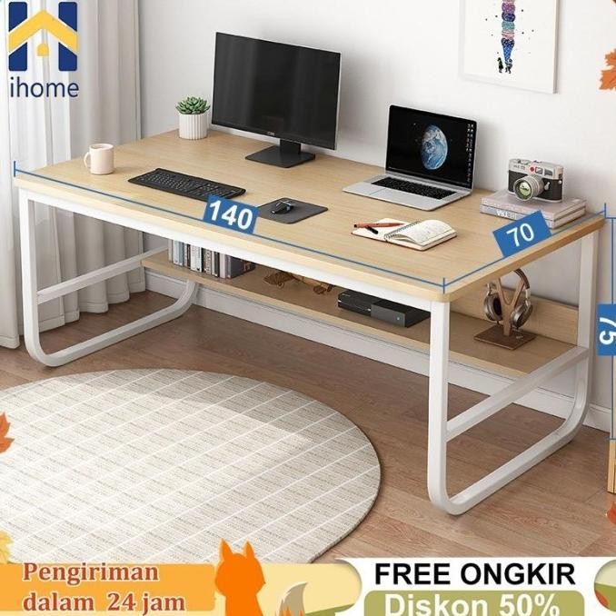 Meja Belajar Minimalis Meja Kantor Besi Meja Kerja Meja Minimalis Meja Komputer Meja Laptop 100cm