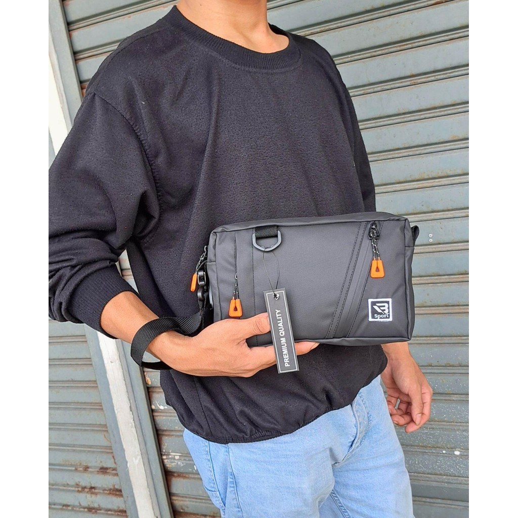 CLUTCH BAG - TAS TANGAN HANDBAG PREMIUM WATERPROOF SLINGBAG PRIA ANTI AIR TAS GENGGAM