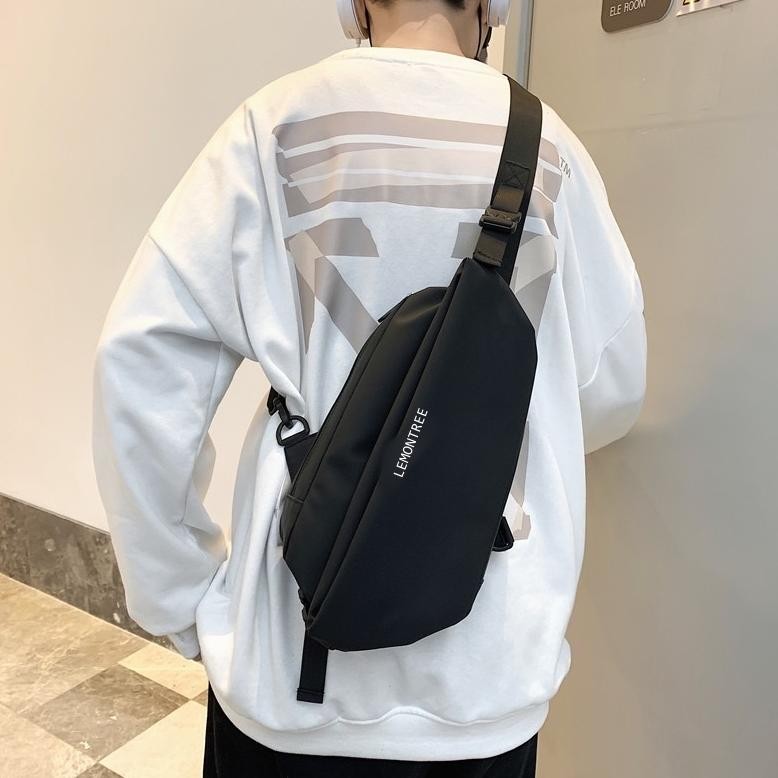 TAS SELEMPANG PRIA SLINGBAG MURAH KEREN TERBARU WATERPROOF / HEXA