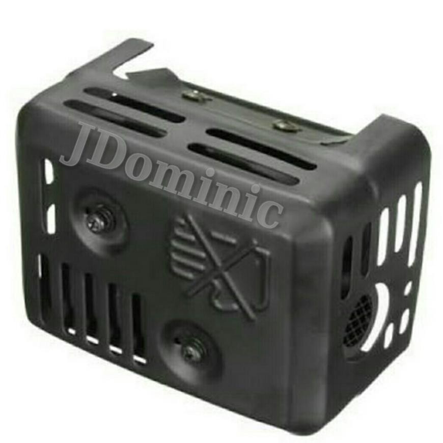 knalpot GX 160 168 200 muffler silincer mesin bensin murni gasoline engine 4 tak strokes honda shark