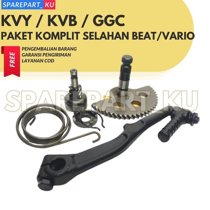 Laris Paket Slahan Honda Beat Karbu Starter Kasar Vario Spacy Scoopy / As Slah + Engkolan + Gigi Pin
