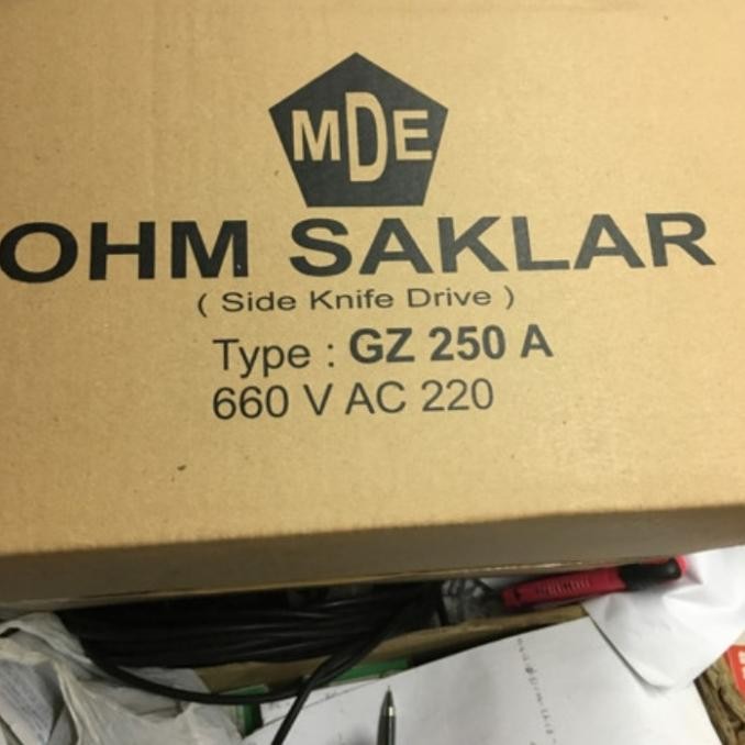 Spesial Ohm Saklar 3 Phase 250A / Ohm Saklar Model Pisau 3 Phase 250A