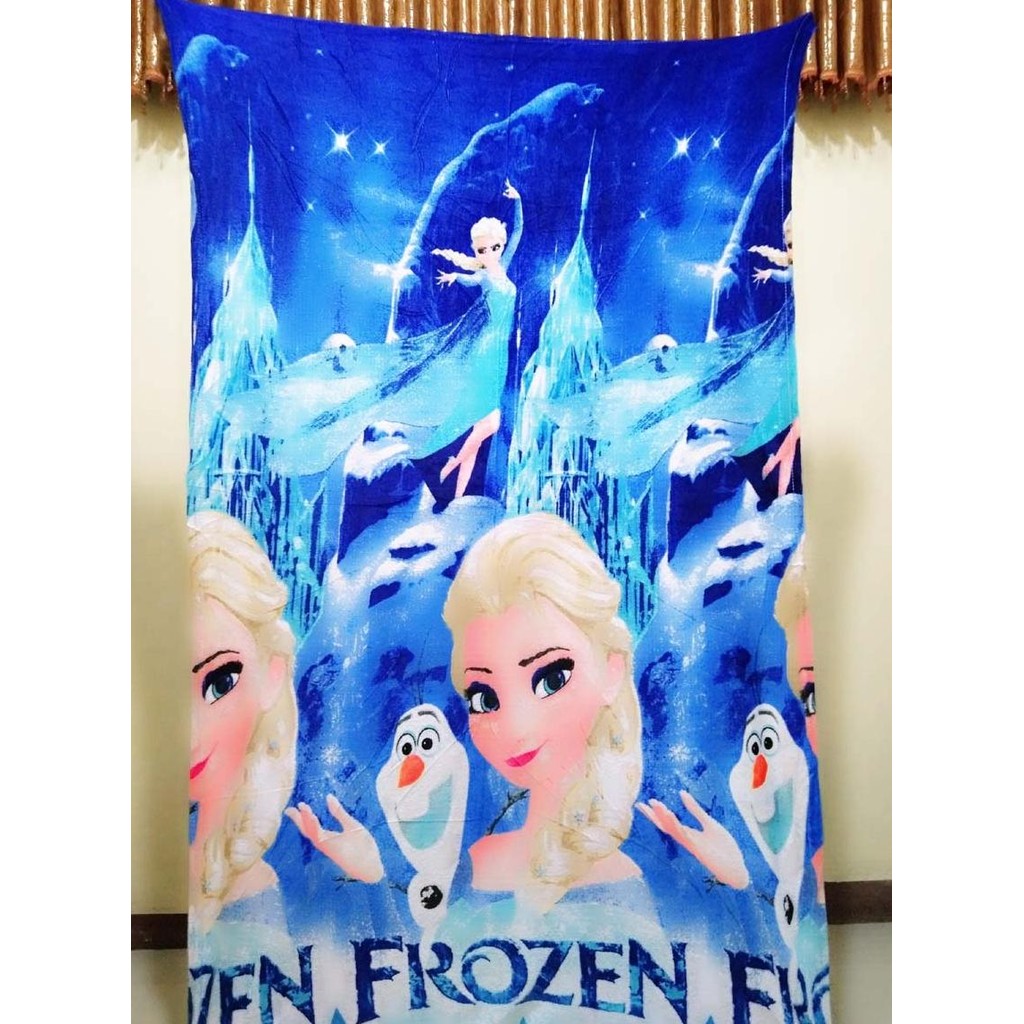 SELIMUT MOTIF KARAKTER FROZEN SELIMUT KARAKTER UK200X160 TEBAL HALUS LEMBUT SELIMUT ANAK PEREMPUAN S