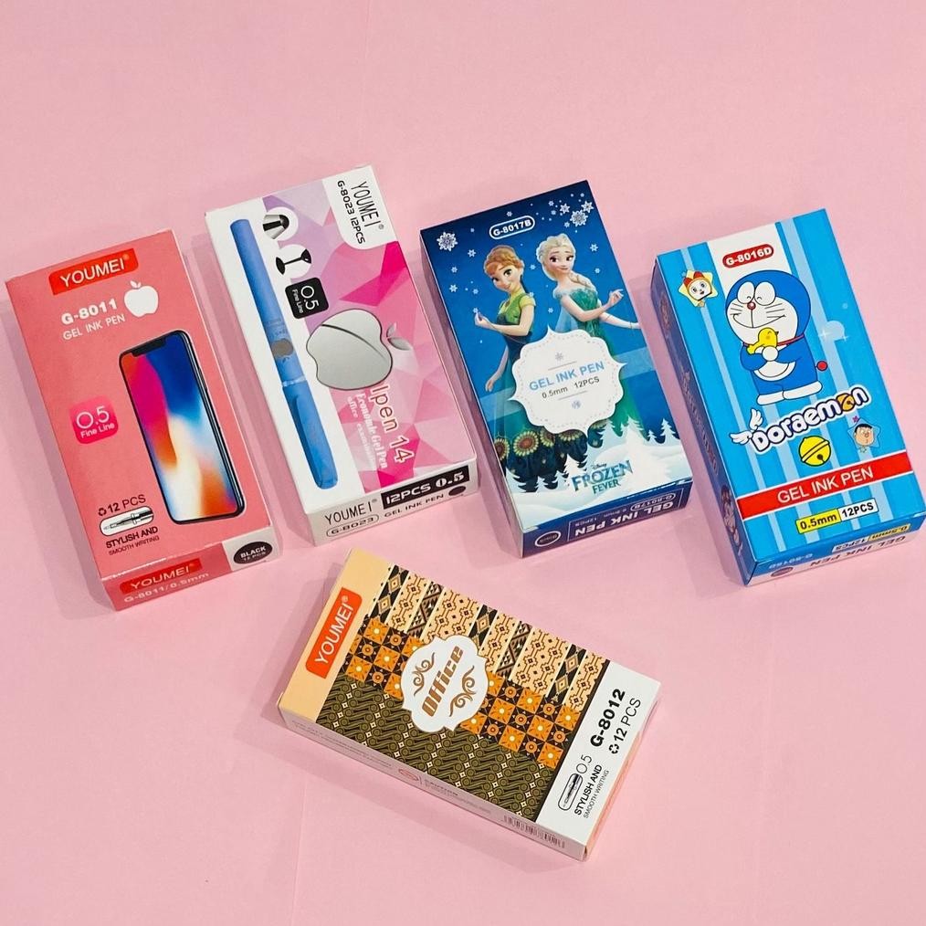 

We-12 Hd Pulpen Gel Apel / Pulpen 0.5Mm / Pena Gel