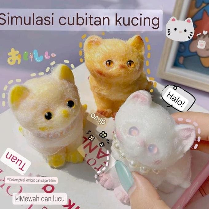 Squishy Taba Kucing Jumbo Squishy Kucing Jumbo Taba Cat Paw Taba Hamster Mainan Pencet Stress Relief