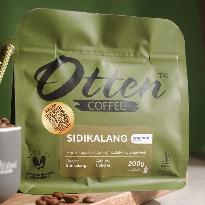 

Kopi Arabica Sidikalang 200G - Biji / Bubuk Kopi Otten Coffee Original Dan Terlaris