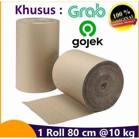 

Kardus Lembaran Gulungan Corrugated Karton / Single Face Roll 80 Cm by Radhiant official