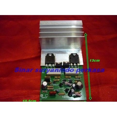 Kit Power Ocl 150 Watt Mono, Kit Power Amplifier, Rangkaian Original