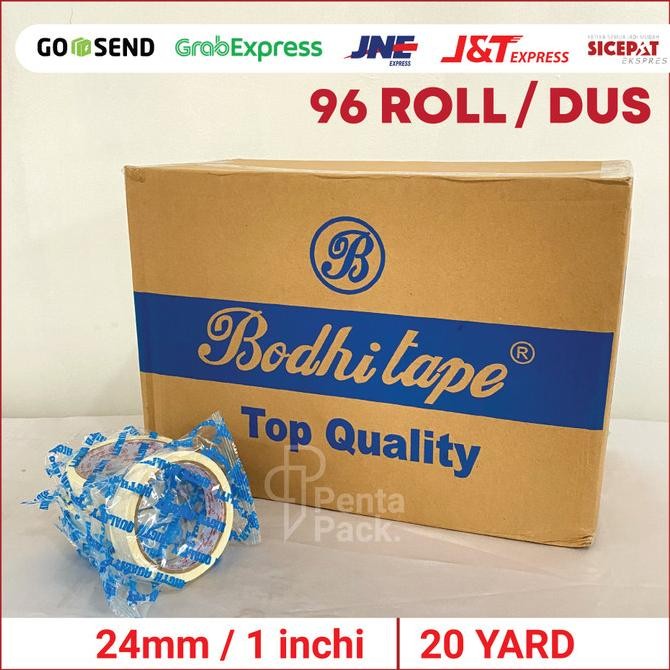 

[1 DUS] Lakban Kertas / Masking Tape (24 mm/ 1 inchi X 20 yard) (TBL) by Radhiant official