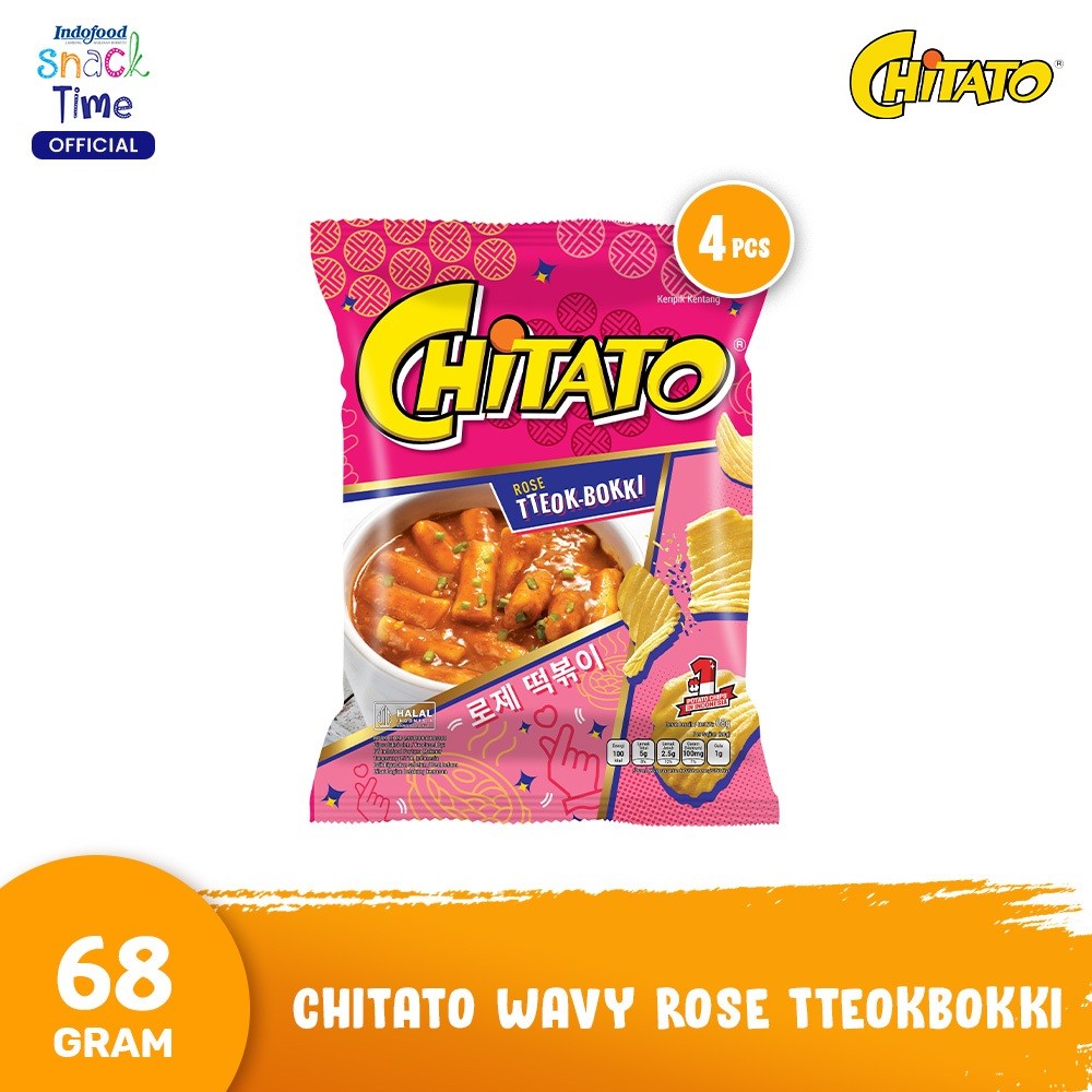 

Chitato Wavy Rose Tteokbokki 68 gr - 4 Pcs