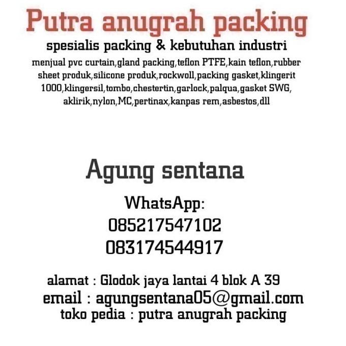 

Gabus Karet / Rubber Cork Packing Lembaran 2Mm 90Cm X 90Cm Promo