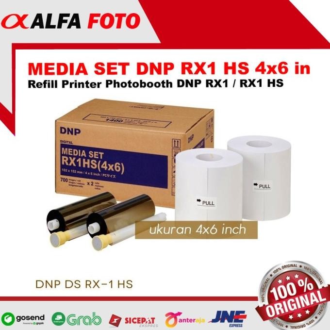 

Paper Kertas Foto Dnp Fotolusio For Ds-Rx1 Ukuran 4R ( Per 1Roll) Terbaru