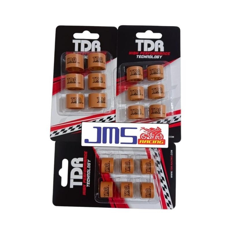 ROLLER TDR RACING UKURAN 13 14 15 16 17 18 GRAM MOTOR GENIO SCOOPY NEW VARIO125 VARIO150 VARIO160 PC