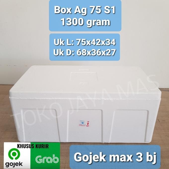 

Box Styrofoam Ag 75 S1 1300Gr Garuda Terlaris