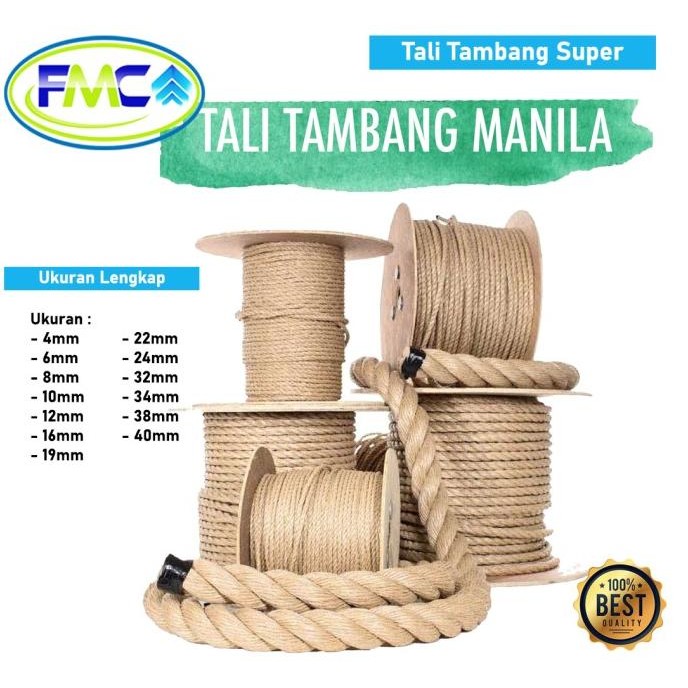 

Tali Tambang Besar Sedang Kecil Tampar Manila Goni Dadung Super Kuat by Inspire id