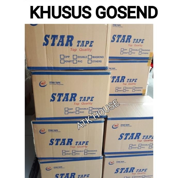 

GROSIR OPP Lakban Bening Coklat STAR 2inc 48mm*80yard DUS@72/Plakban by Radhiant official