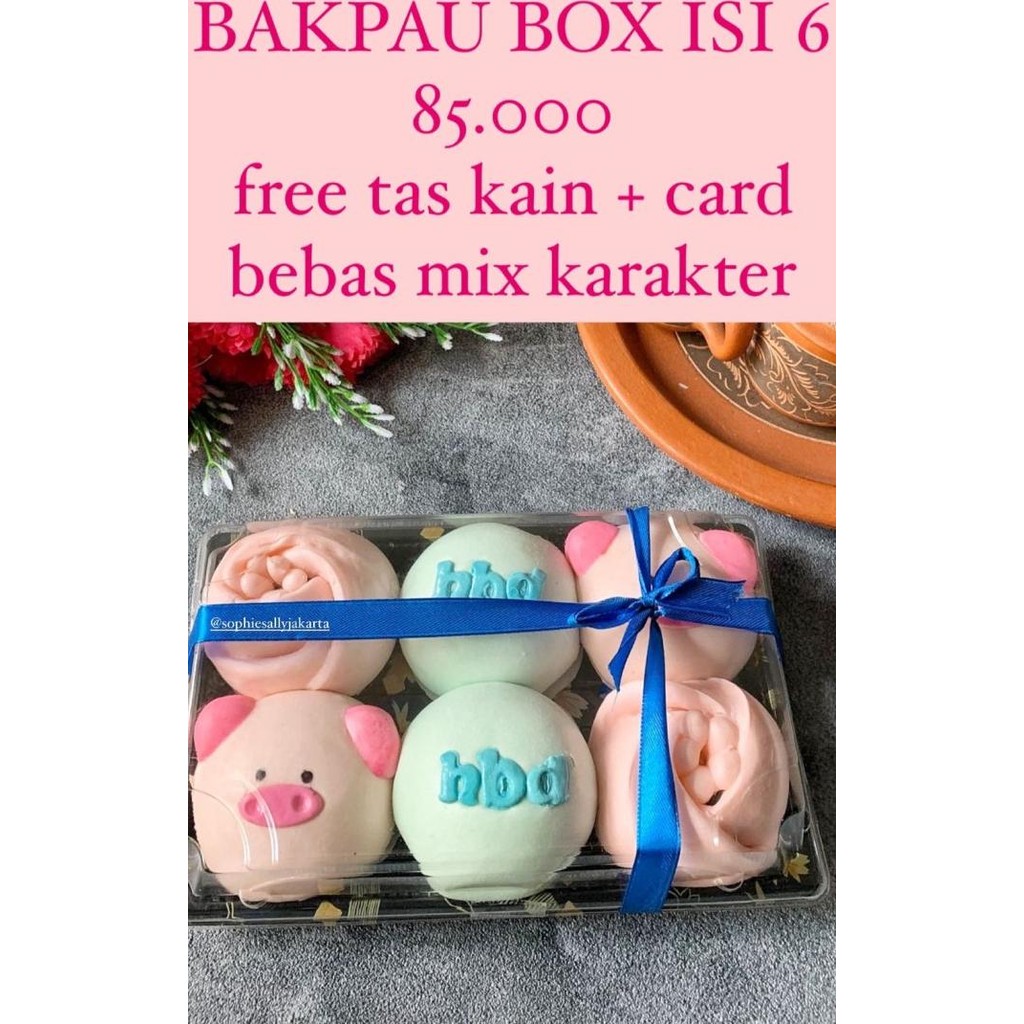 

Grosir Bakpao Box Isi 6 - Free Tas Kain - Ready Setiap Hari