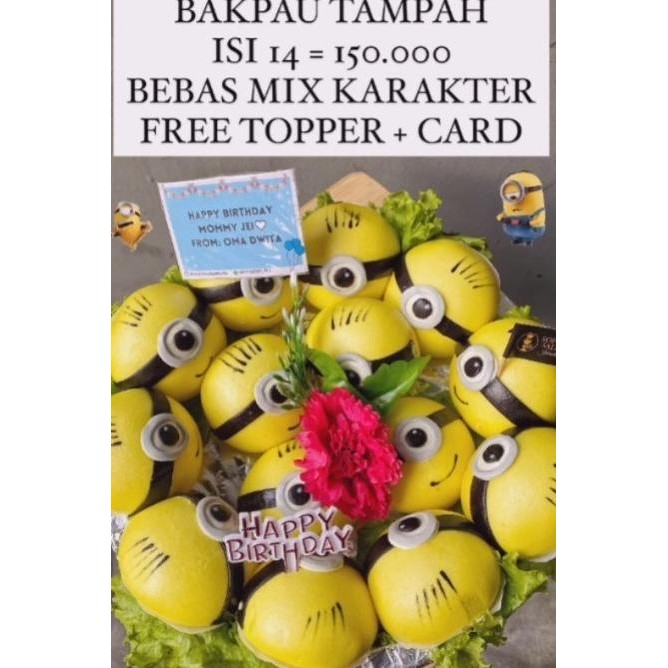 

Grosir Bakpao Tampah Minion Edition - Ready Setiap Hari