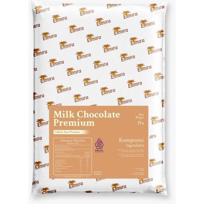 

TERSEDIA Milk Chocolate Couverture 1kg / cokelat blok rasa susu / coklat blok
