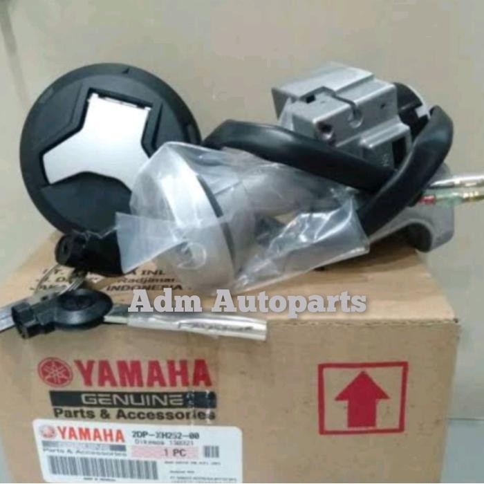 Kunci  Kontak Assy 2Dp Kunci Kontak Set Plus Tutup Tangki Bensin Yamaha Nmax-155 Old Th (2015+2016+2