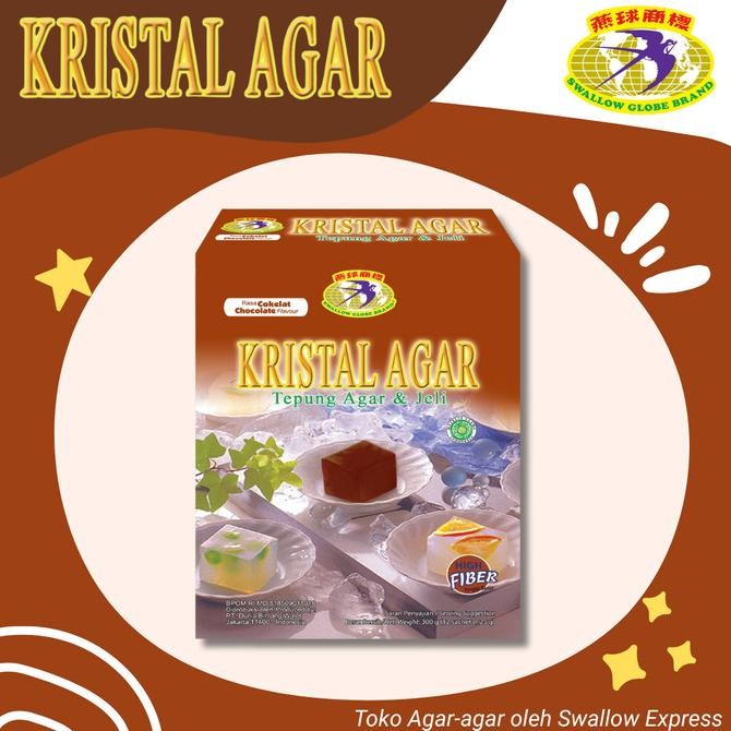 

TERSEDIA KRISTAL AGAR JELLY - Swallow Globe Coklat Sekotak Isi 12 Sachet