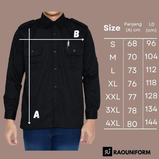 Baju Kerja Atasan/Baju Putih Kesehatan/Seragam Kerja Kesehatan/Baju Pria Lengan Panjang/Kemeja Insta