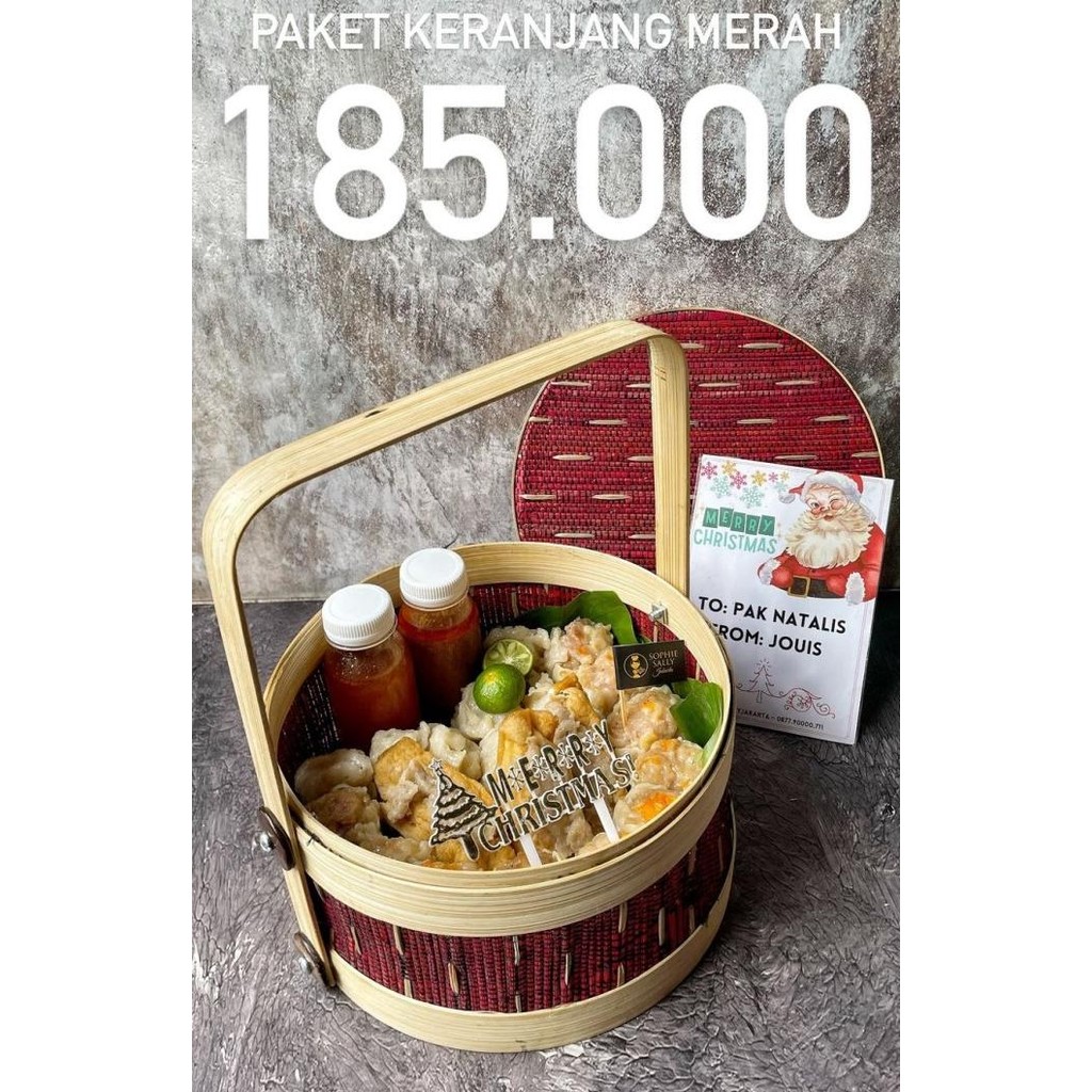 

Murah Paket Keranjang Merah - Hampers Natal / Christmas Edition - Ready