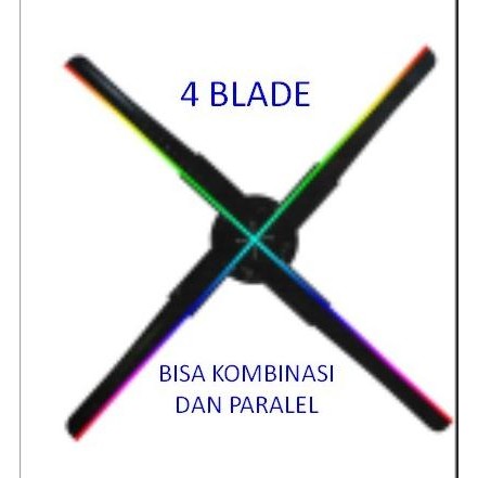 Holographic Fan Kipas Hologram 3D RGB Iklan Video Animasi 3 Dimensi murah