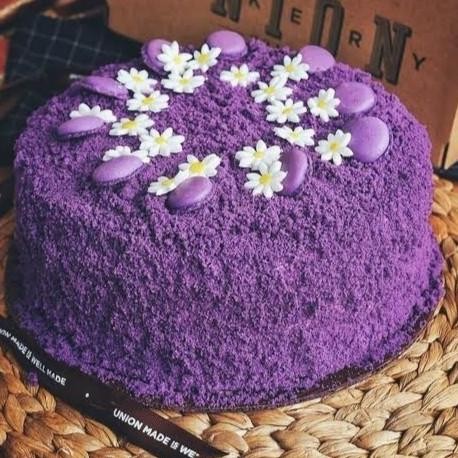

Promo Union Ube Velvet Cake 18Cm (Kue Ulang Tahun/Birthday)