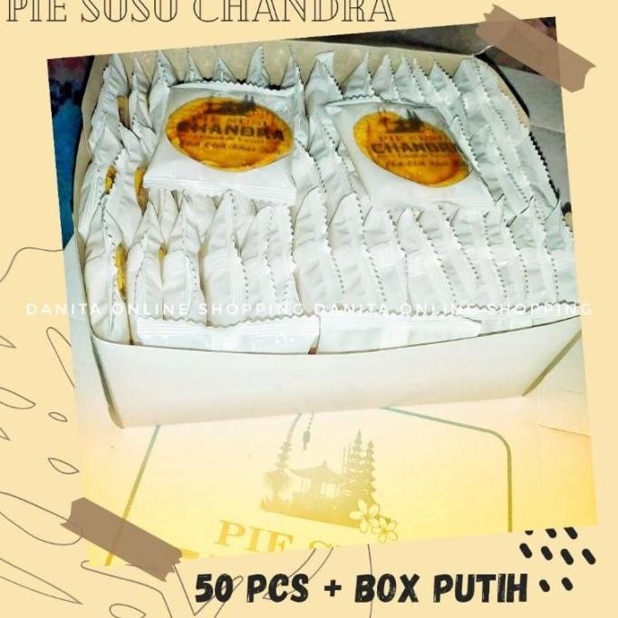 

Grosir Enak!!!! Pie Susu Chandra | 50 Pcs | Box Chandra