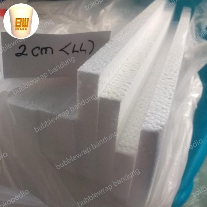 

Styrofoam Lbrn100X50X2Cm, Lbh Padat (M), 1 Paket Isi 4Lbr, (Gosend) Terlaris