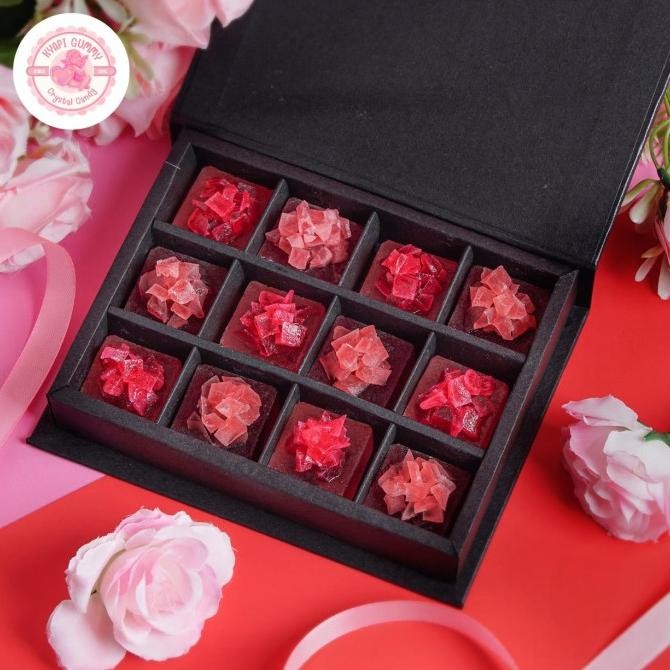 

Grosir Premium Japanese Crystal Candy/Kohakutou - 12 Pcs - Valentine Series