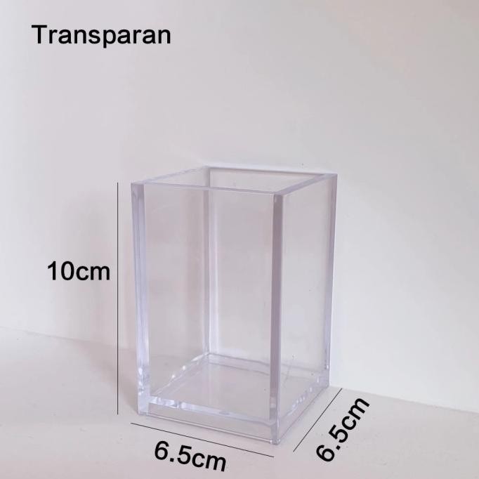 

Kotak acrylic tempat menyimpan pulpen pensil pena / acrylic transparan murah