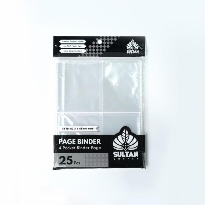 

Sultan Supply Page Binder 4 Pocket - 25 Pcs murah