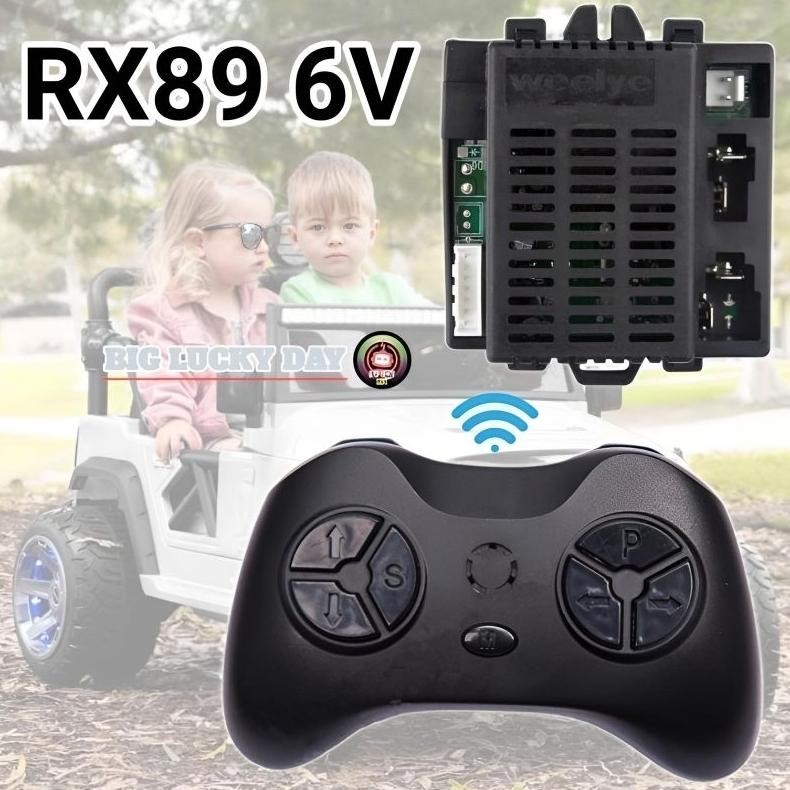 Premium Receiver Remot Weelye Rx89 6V 7Pin Mobil Aki Modul Ic Reseiver Reciver Rx 89 Pengganti Rx60 