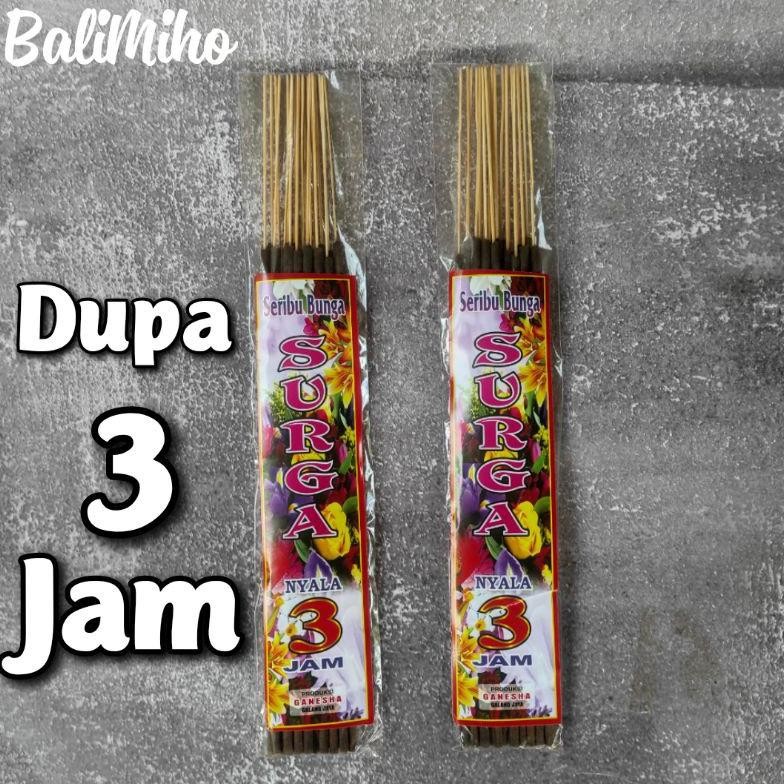 Living Dupa Wangi Seribu Bunga 3 Jam/Dupa Harum/Dupa Wangi/Dupa Bali/Dupa Meditasi/Dupa Tiga Jam/Dup