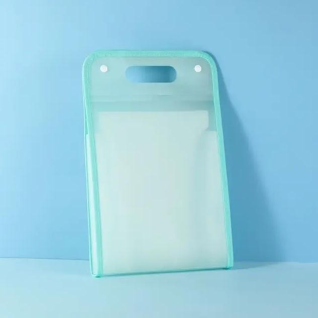 

LBT Tas file Handle Transparan Anti Air Multi Layer Folder 13 Sekat murah