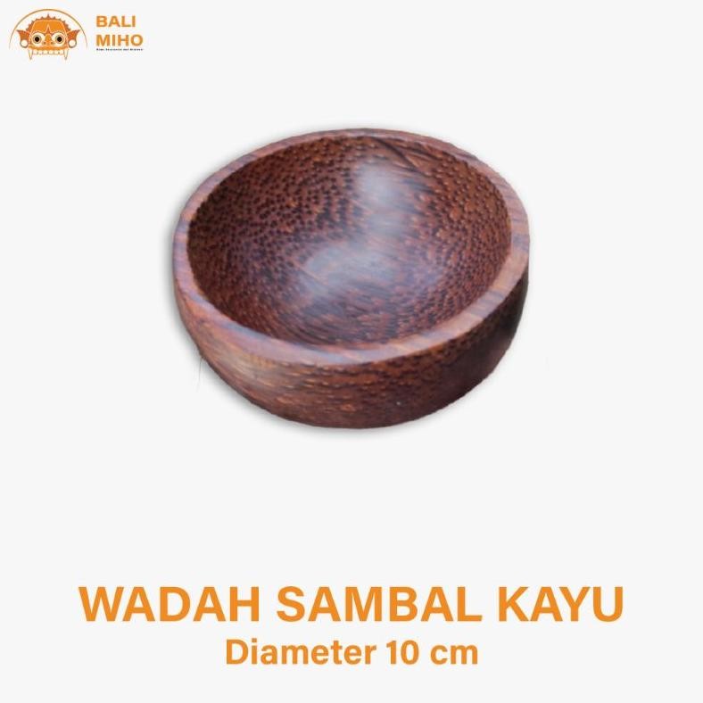 Living Tempat Saos Kayu Aren - Tempat Sambal Kayu - Wadah Sambel - Tempat Sambel Kayu - Tempat Saus 