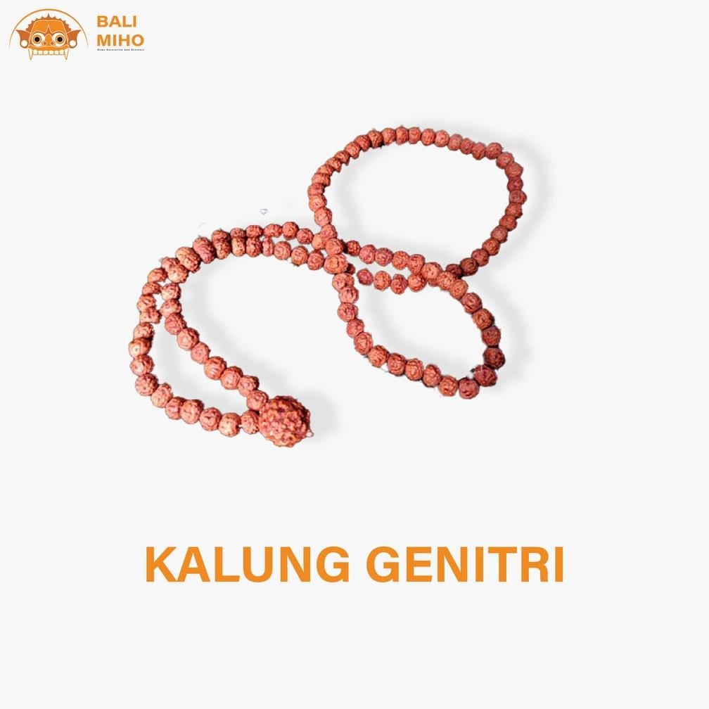 Living Kalung Genitri Motif Genitri Gede - Kalung Jenitri - Kalung Rudraksha - Kalung Rudraksa - Kal
